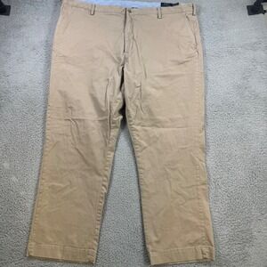 Polo Ralph Lauren Mens 46x30‎ Stretch Classic Fit Chino Pants Tan Khaki Cotton